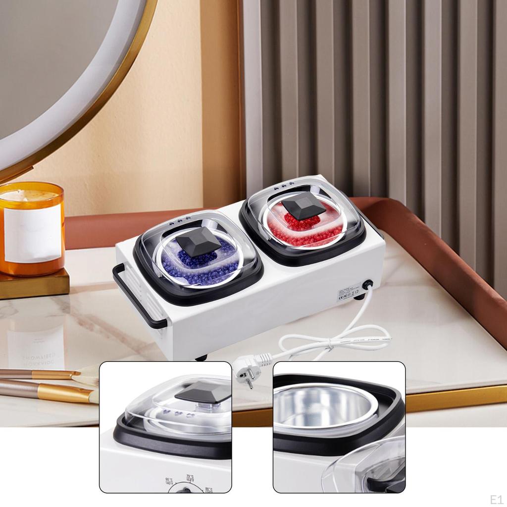 Wax Melting Warmer Professional Double Pot for Home Beginner Esthetician