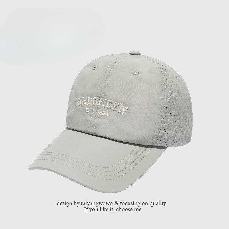 Quick drying Mesh Baseball Hat for Women In Spring and Summer Breathable Sun Hat Thin Soft Top Baseball Hat Outdoor Hat Men's Trendy