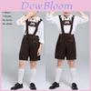 Elegantes Kinder-Oktoberfest-Bühnenkostüm im deutschen Stil mit Hut für Halloween-Cosplay