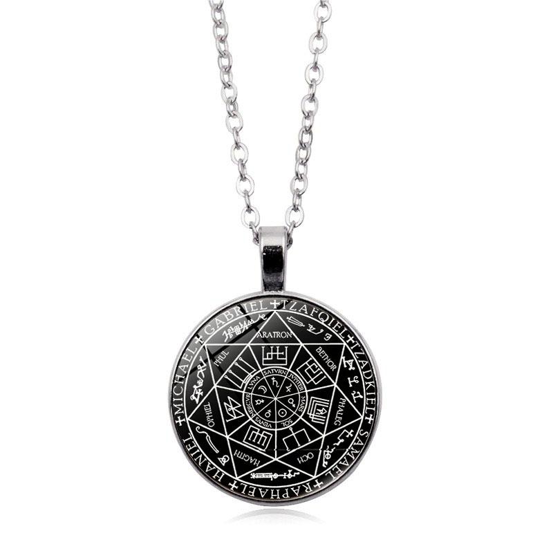Seven Angels of Time Women's Versatile Accessories Retro Pendant Necklace