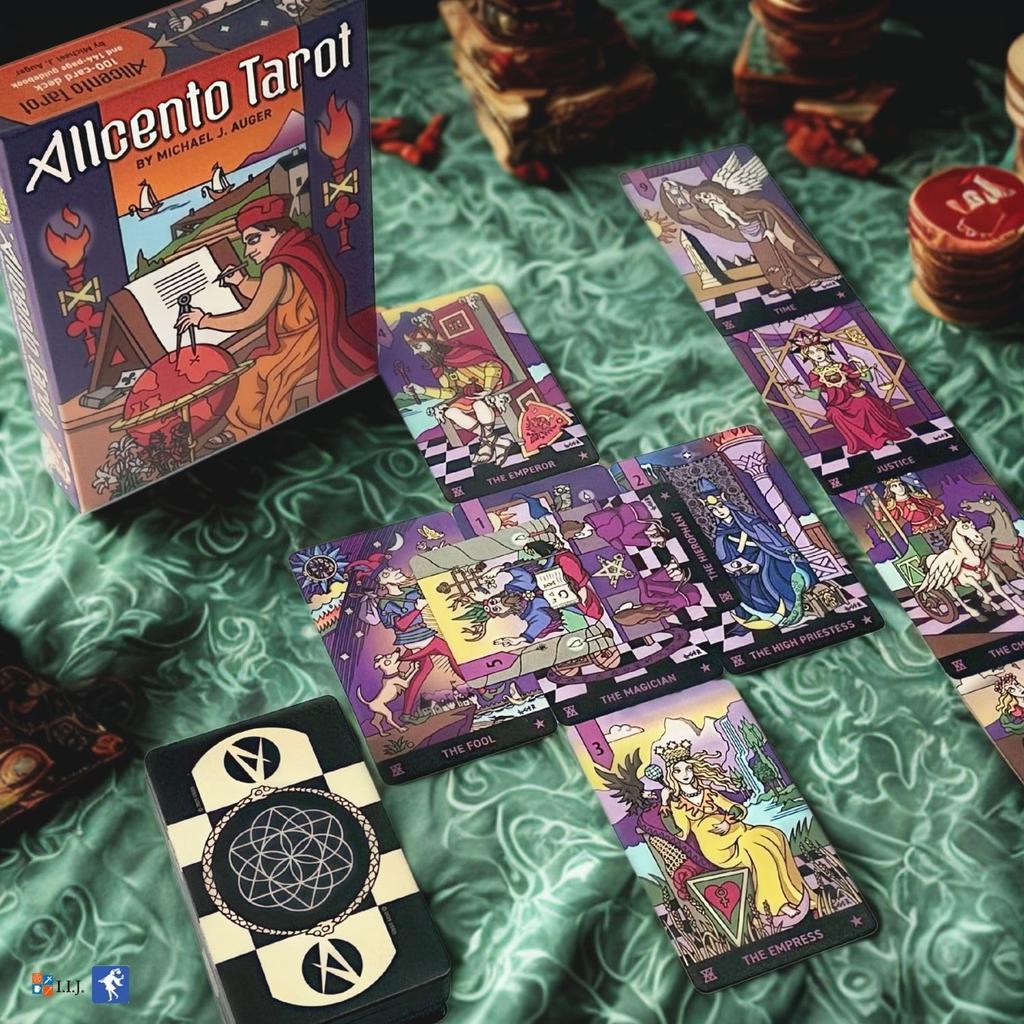 Allcento Tarot Oracle Cards for Tarot Readings and Includes Japanese Authentic Product I.I.J Astrology, Instructions,