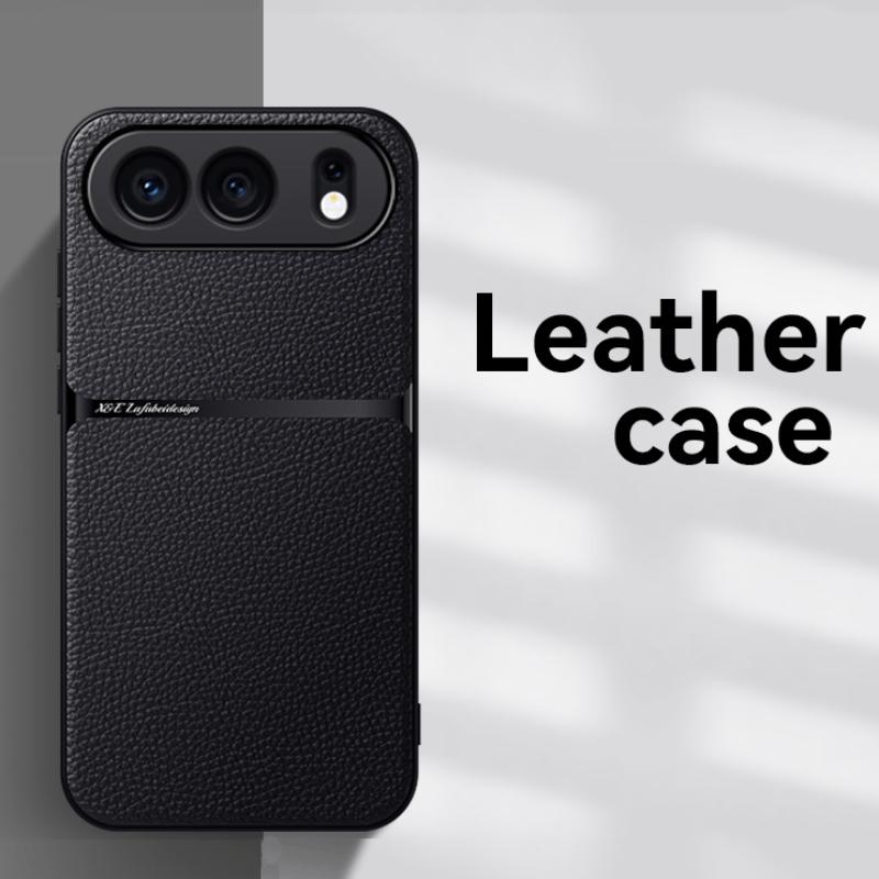 Capa com Textura de Couro Fosco e Estrutura Flexível para Honor 500 400 300 200 100 Lite Magic 8 7 6 5 4 Pro Capa Protetora Magnética