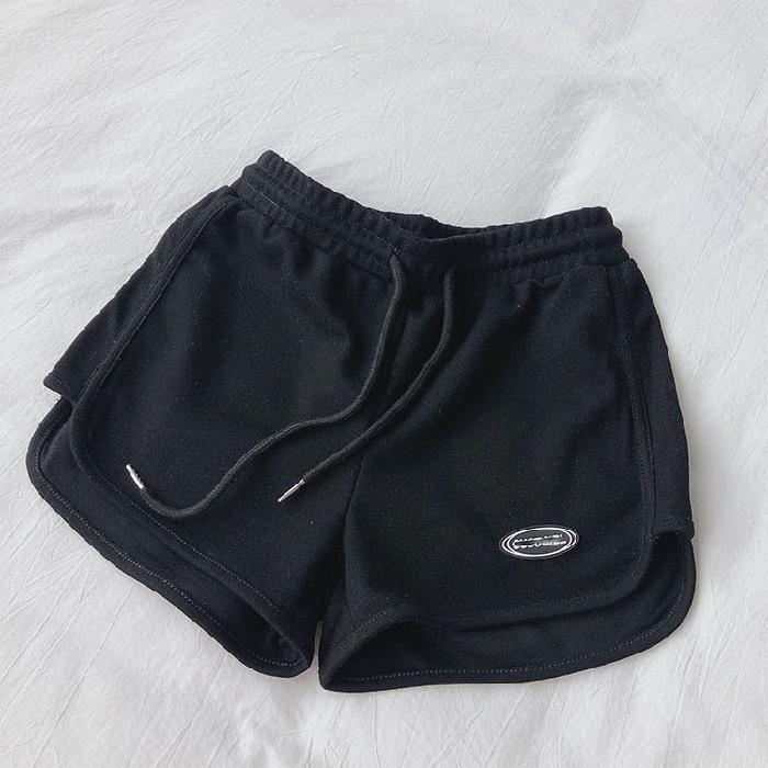 Summer Loose Slimming Hot Pants Women's Korean Version Versatile Casual Home Sports Solid Color Shorts for Outerwear Trend