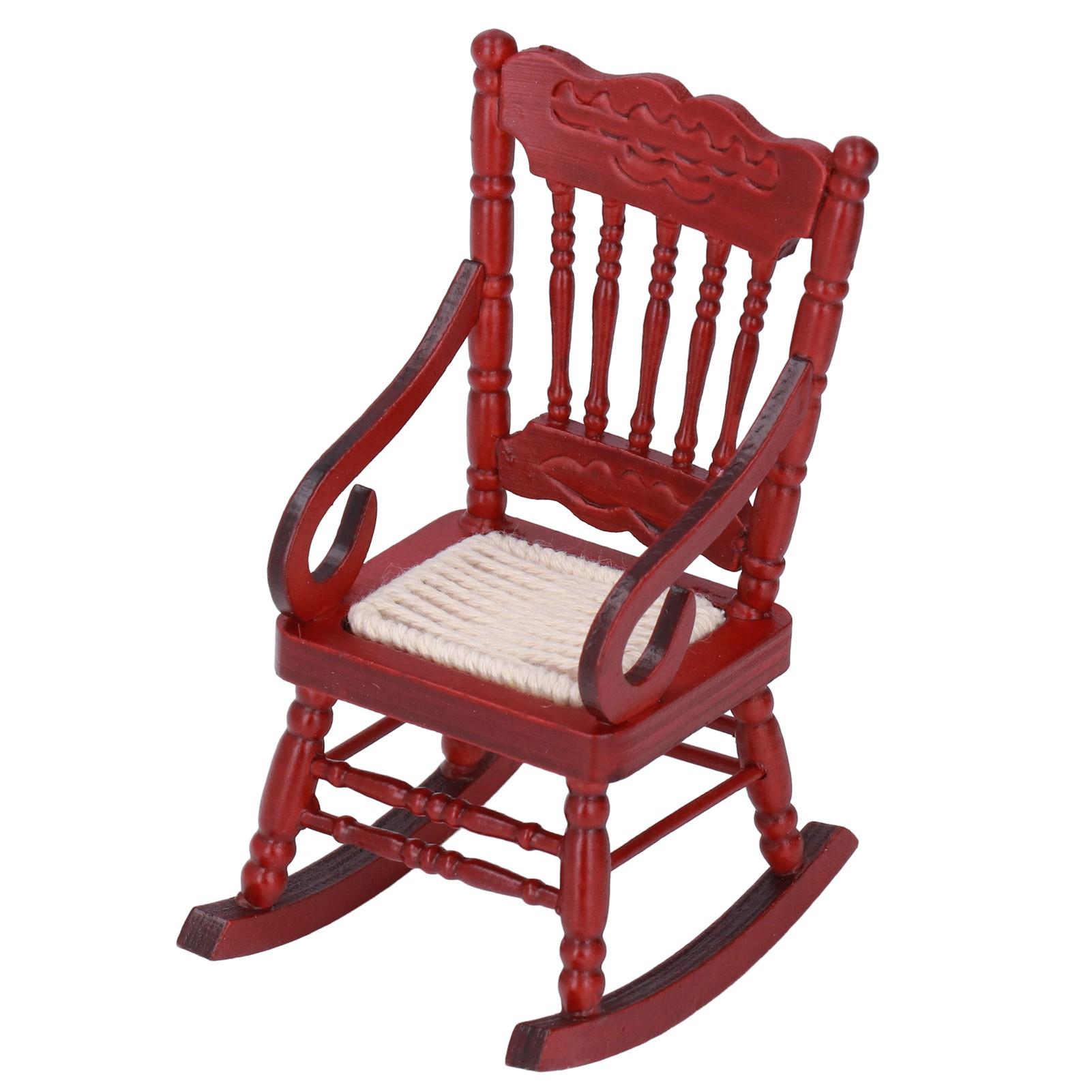 

ature Chair Exquisite Details Bright Color ature Wooden Furniture for 1:12
