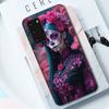 Catrina Beautiful Rose Girl Skull Phone Case For Samsung S 9 10 20 21 22 23 30 23 24 Plus Lite Ultra FE S10lite Fundas