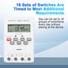 KG316TA 220V Timer Switch Automatic Digital Timer Switch Microcomputer Time Control Switch Programmable Timer Switch