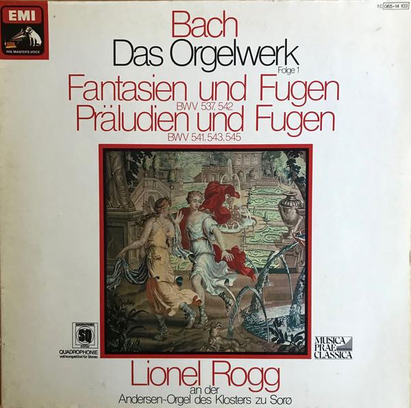 

LP Record LIONEL ROGG J S Bach Fantasie Und Fuge Gmoll 1C06514103 DIE STIMME SEIN 1976 Germany Classical Used