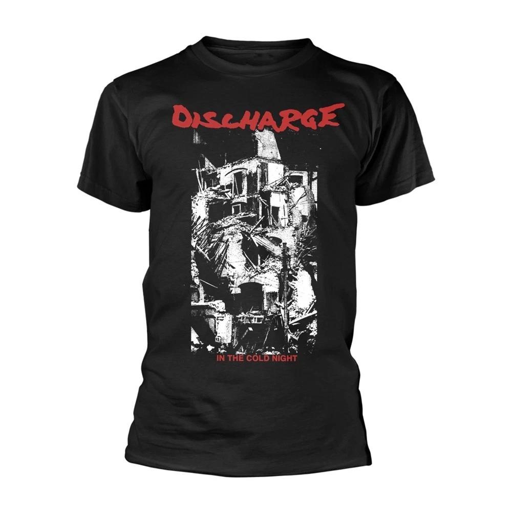 Discharge 'In The Cold Night' Black T shirt - NEW
