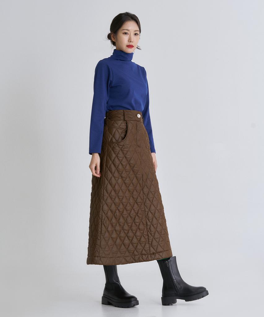 Peulleio Unit Skirt _ Khaki