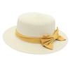 Straw Hat Female Sun Hat Bow Straw Hat French Mom Hat Beach Hat Seaside Ins Wind