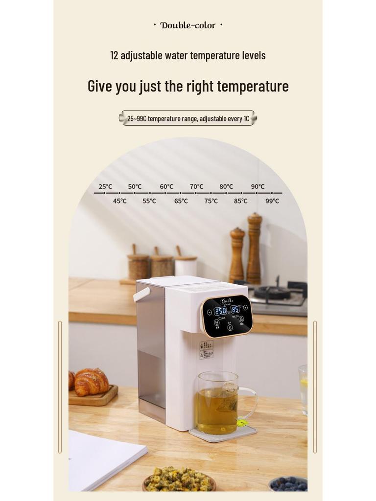 Instant Hot Desktop Direct Drinking Water Dispenser with Intelligent Digital Display and Rapid Heating