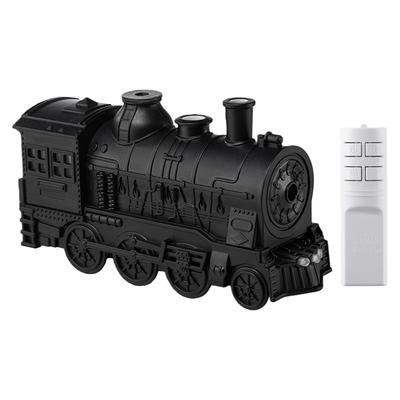 300ML Vintage Aroma Difuzér Parní Lokomotiva se 2barevným LED Světlem Difuzér Aromaterapie s Dálkovým Ovládáním pro Kancelář Ložnici