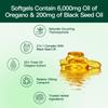 Oregano Oil 300 Capsules with Black Seed Oil | Natural Antioxidants for Fitness | Nutritional Support | Highly Effective Botanical Dietary Supplement