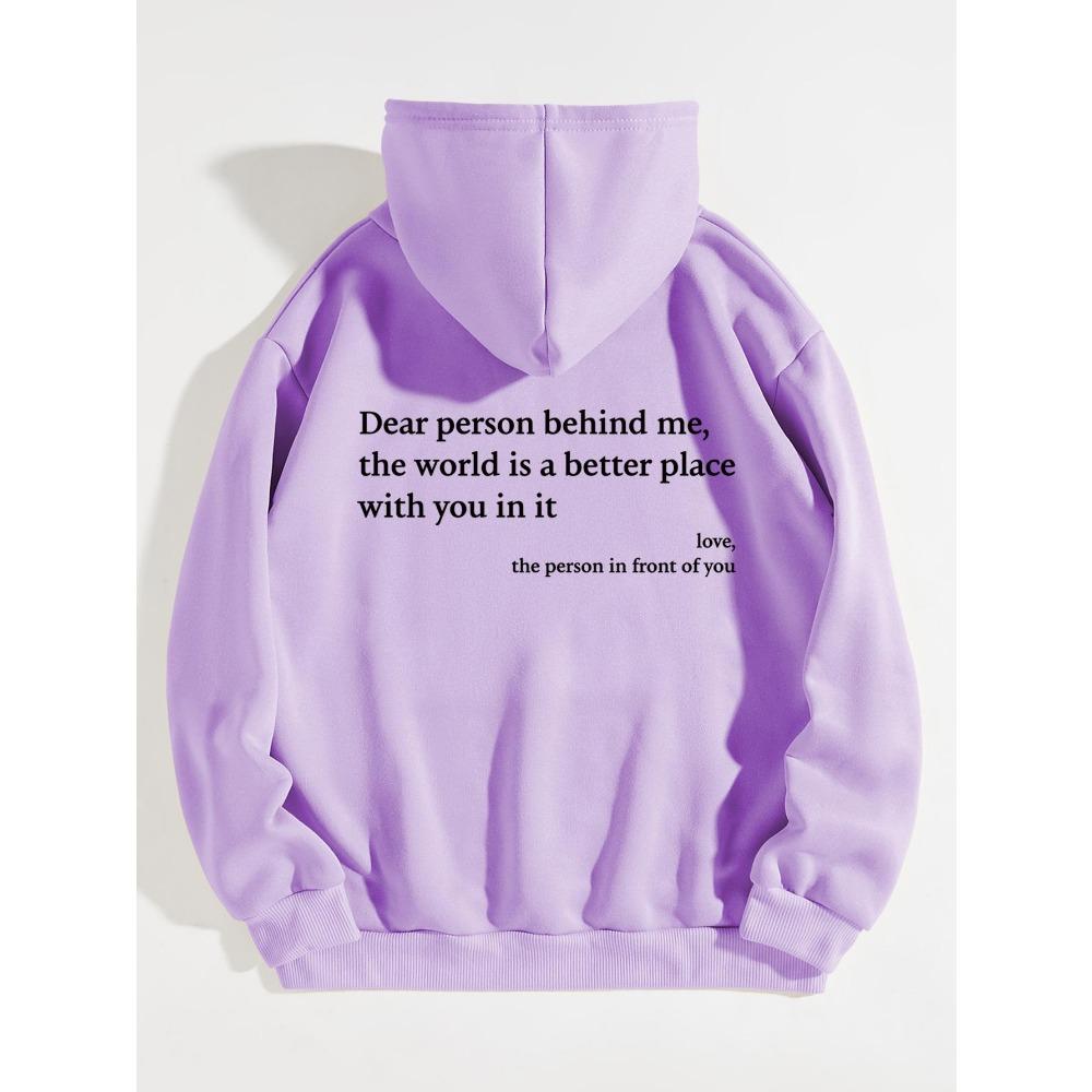 

Дорогой человек за мной, свитер с рукавами-фонариками и простым алфавитом, худи Laughzed 5XL светло-фиолетовый