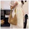 Woven Womens Tote Bag Summer Fashion Shoulder Casual Travel Organizer For Daily Use