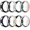 PC+Tempered Protective Case Anti-Scratch Full Coverage Screen Protector Shockproof Cover Shell for Amazfit Active 3 Premium