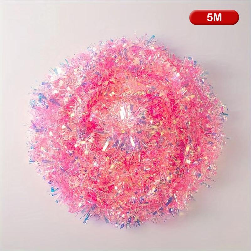 2/5/10M Decorațiuni de Crăciun DIY Bandă Benzi Colorate Coroniță Crăciun Ghirlandă Sclipitoare Panglică Mărgăritar