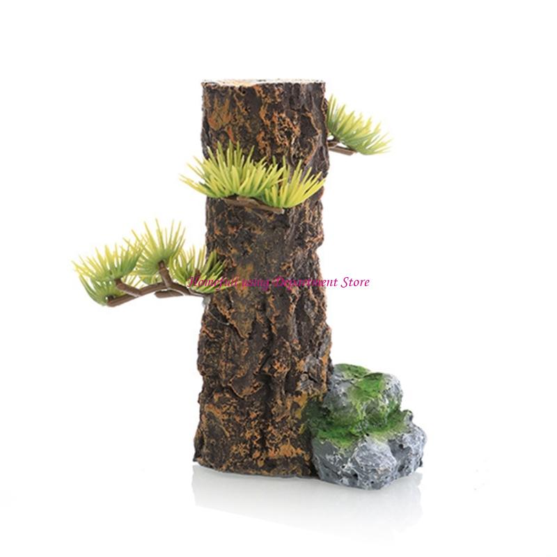 Fish Tanks Stump Plant Artificial Trunk Crafts Simulation Landscape Trunk Plant Landscaping Decorative Plant