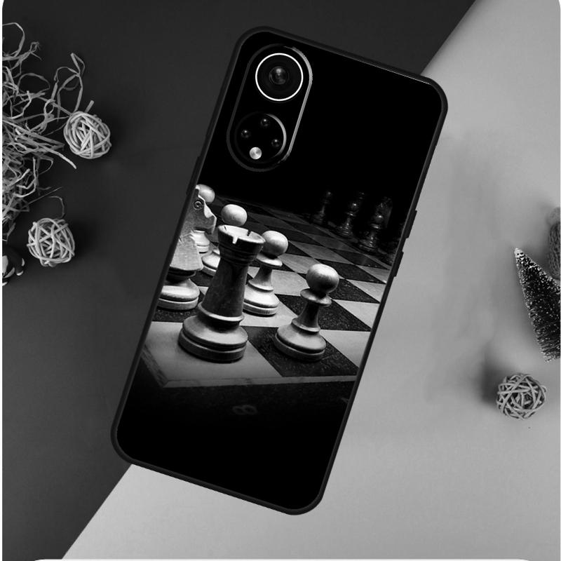 Chess Case For Honor Magic 7 5 6 Pro Honor 200 Pro 50 70 90 Lite X9b X9a X8b X8a X8 X9 X9c Cover