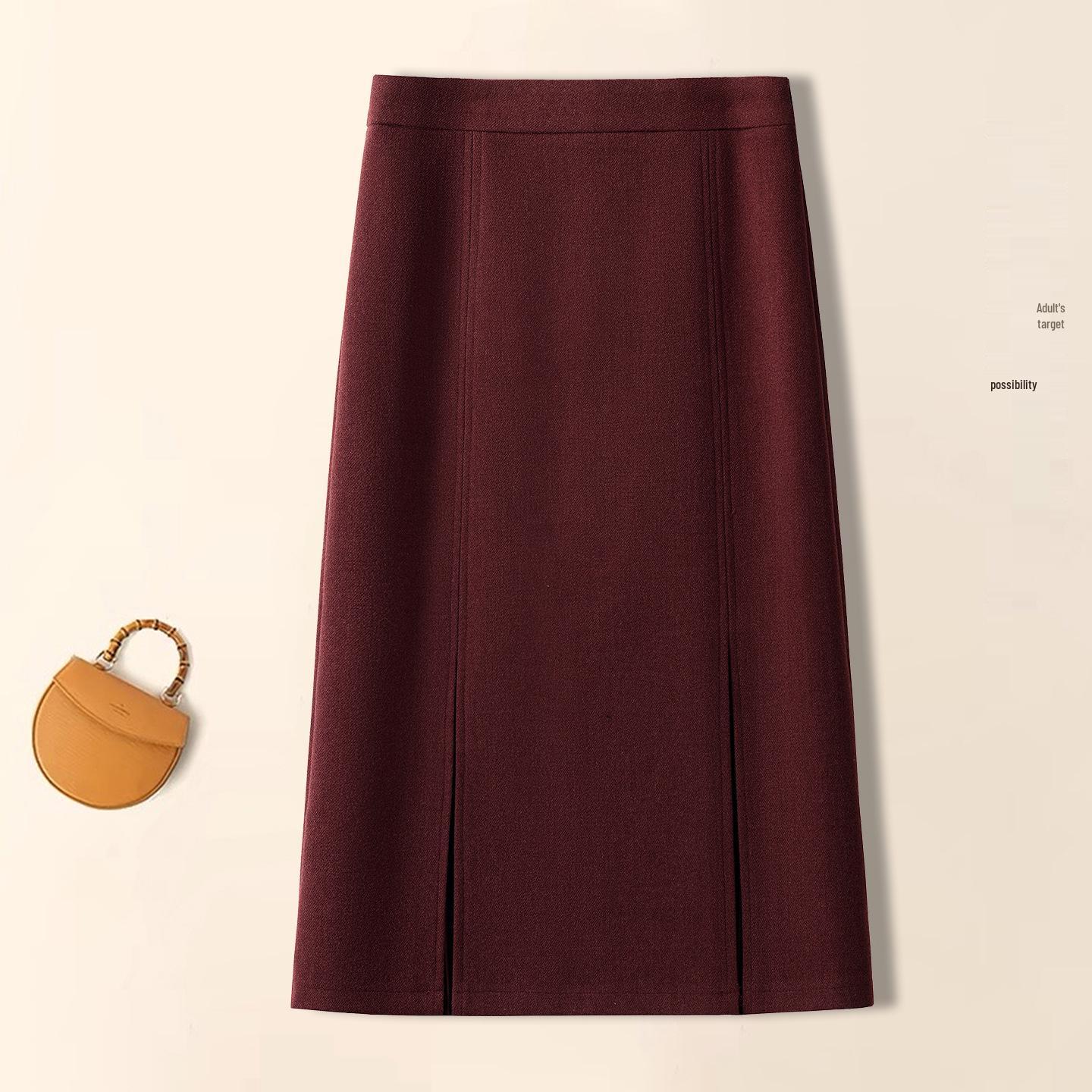 

Autumn 2025 Bestseller: Versatile High-Waisted Pleated Skirt with Slit - Loose, Casual, and Flattering 29/XL for 58-62.5kg
