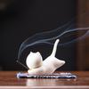 Incense Stick Holder Adorable Cartoon Multifunctional Cat Shape Ceramic Incense Holder for Home
