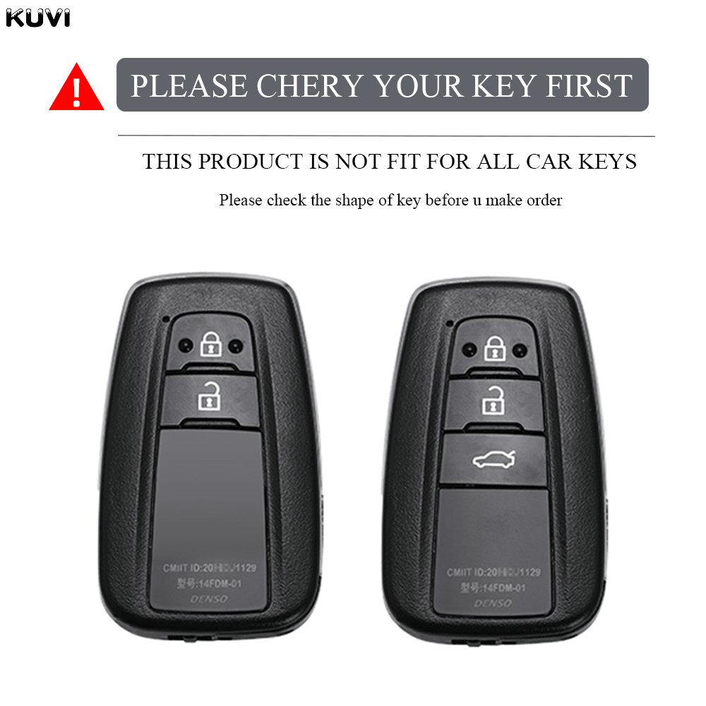 2 3 Button Tpu Car Key Case Cover Shell For Toyota Prius Camry Corolla Chr C-Hr Rav4 Land Cruiser Prado Fob Keychain Accessories