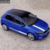 HQKI8 Car Hood Engine Cover Decora Sticker For Skoda Fabia MK1 2 3 Auto Body Door Side Skirt Decals Sports Stripes Tuning Accessories