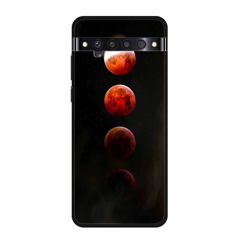 Für TCL 10 Pro Hüllen Weiches TPU Silikon Katze Löwe Rückseitenhüllen für TCL 10 Pro T799B T799H Cover Stoßfest Funda Capa TCL10Pro 6,47"