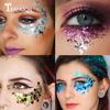 TEAYASON Harajuku Zima Malun Laser-Pailletten im europäischen und amerikanischen Stil, leuchtendes Puder-Schönheits-Make-up, Musikfestival-Make-up