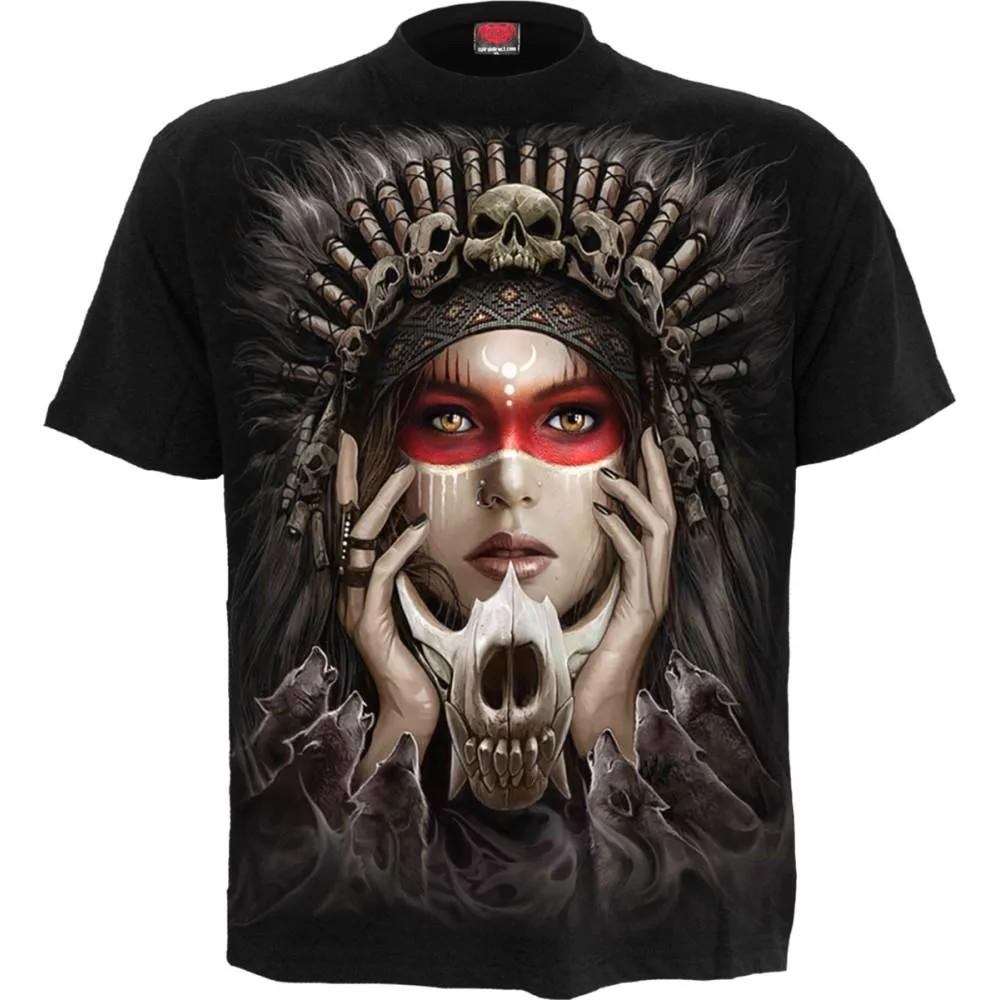Spiral Direct Unisex Adult Cry Of The Wolf T-Shirt