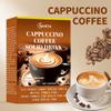 Premium Instant Cappuccino Mix 10g x 10 Pack, Coffee Solid Drink with Natural Herbal Energy Boost