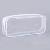 1pc Transparent Pencil Case Large Capacity Pen Box for Girls Cosmetic Bag Stationery Office School Supplies
