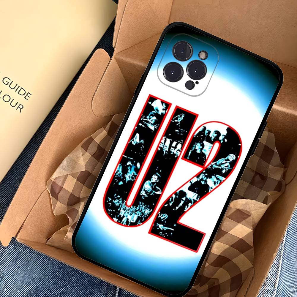 1pc Famous U-U2 Rock Band Phone Case For Iphone 17 Air 16 15 14 13 12 11 Pro Max 16 15 14 Plus TPU Soft Case