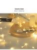 Waterproof LED Copper Wire String Lights with Remote Control - USB & Battery Operated for Christmas, Weddings, and Outdoor Camping Decorations