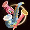 Toy Saxophone For 4-6 Years Kids Trumpet Toy With Music & Light Effects Kids Musical Instruments Education Toy For Boys Girls