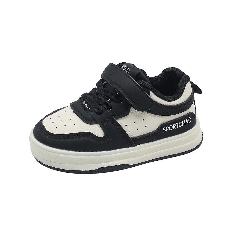 1-3 Years Old Soft Sole Toddler Shoes 4-8 Years Old Children's Fashionable Soft Sole White Shoes Non-slip Breathable Sneakers