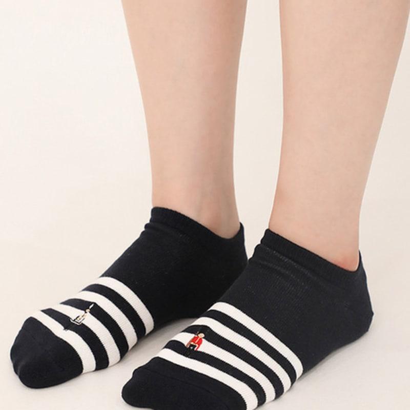 

SNOOZY Soldier Embroidered Ankle Socks FREE