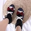 Children Bow Knot Women Breathable Lace Ruffle Short Sock Princess Socks Ankle Sock