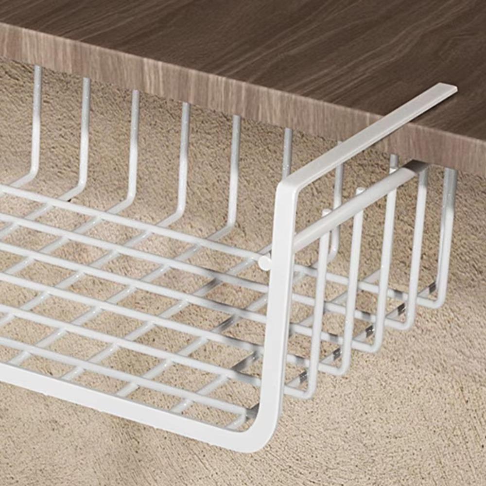Multipurpose Under Table Storage Basket Universal Organizer Storage Rack  Kitchen Organizer
