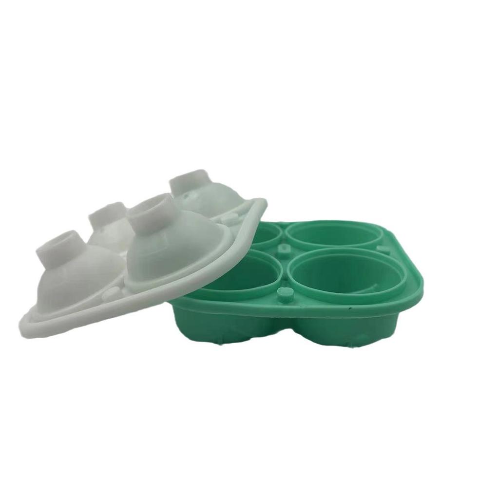 Four-Grid Rose Ice Cube Mold - Creative Whiskey Ice Tray