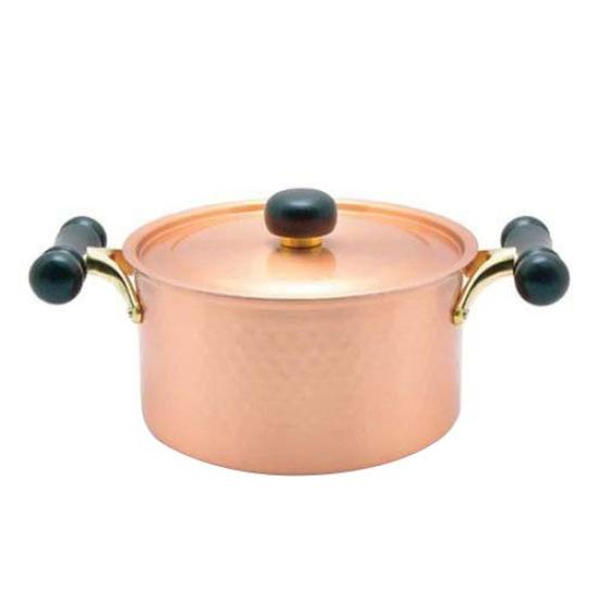 

Медный горшок Shinko Metal с ручкой, 20 см, Античный, Кованый, IH-102