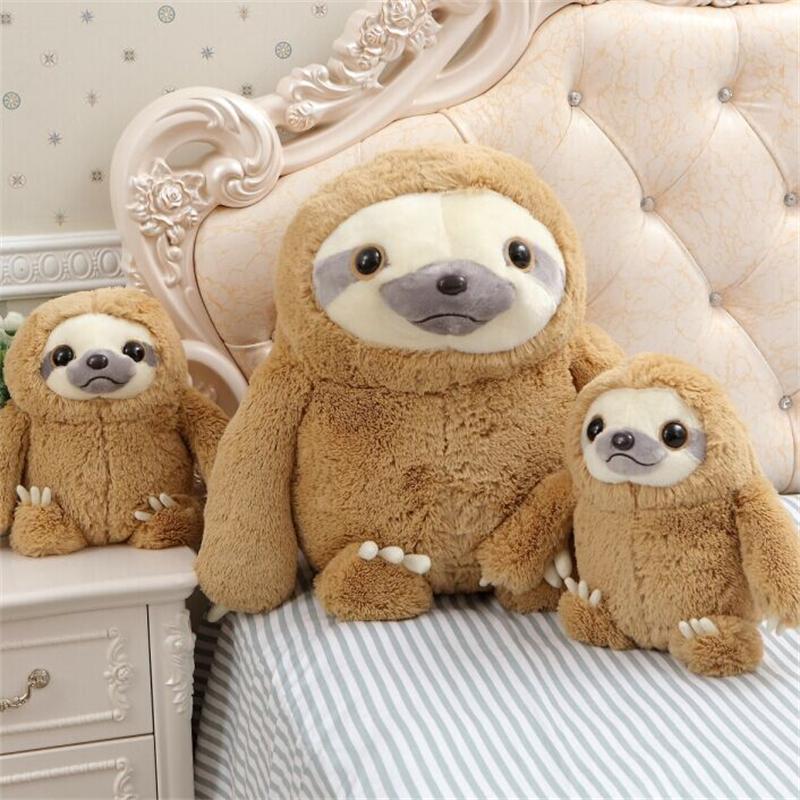 Direct Creative Cute Sloth Doll Children Plush Toy Women Throw Pillow Birthday Gift