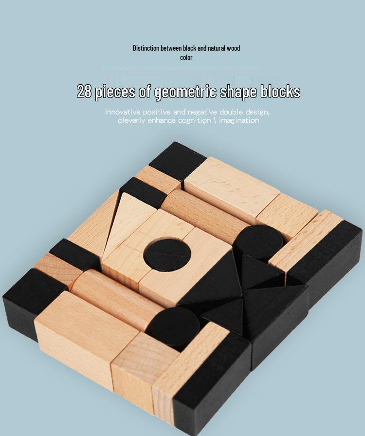 3D Space City Building Blocks Set: Geometric Shapes for Teaching Spatial Thinking