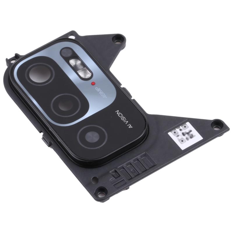 For Xiaomi Redmi Note 10 5G/Redmi Note 10T 5G M2103K19G OEM Bakre Kameralinseholderdeksel med Glassdel (uten logo)