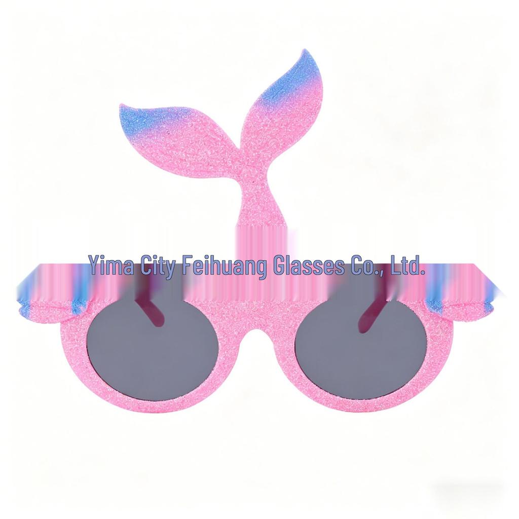 Hawaiian Beach Party Glasses: Coconut Tree, Flamingo, Parrot, Ice Cream, Flower & Wine Glass Fun