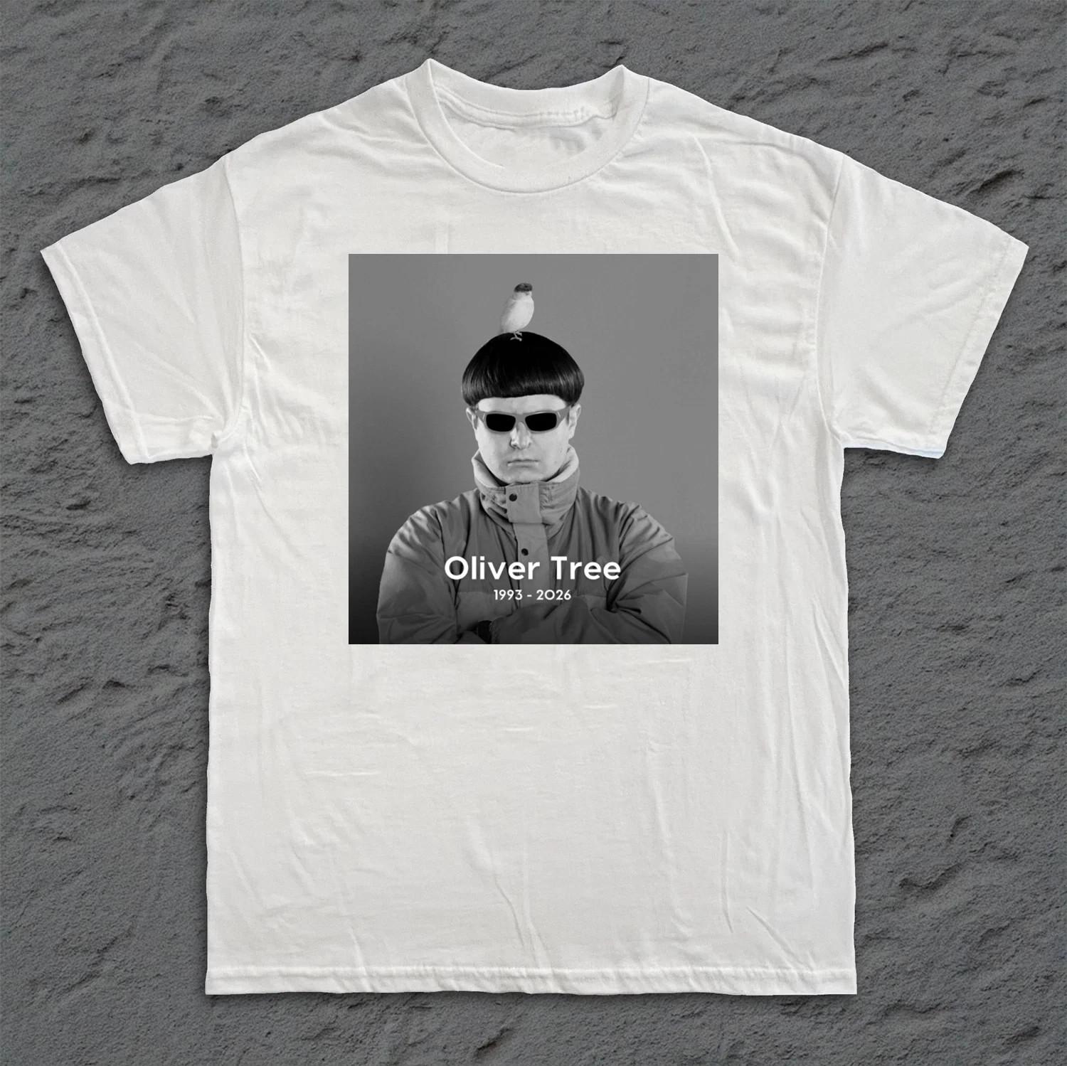Футболка Oliver Tree 1993 -2026 Унисекс Хлопок Белая Футболка Все размеры BT995 XXXL