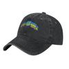 Ukraine Symbol Baseball Caps Fashion Distressed Washed Ukrainian Flag Sun Cap Men Outdoor Running Golf Adjustable Fit Hats Cap