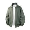 Stand-up Collar Jacket for Men Casual Loose Trend Solid Color Versatile Spring New Zipper Windproof Men's Jacket