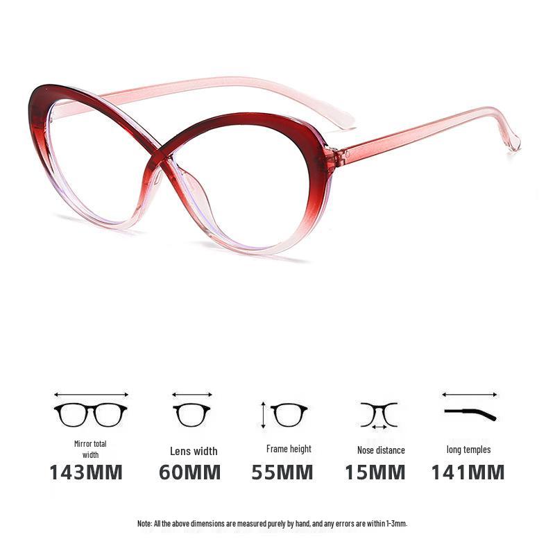 Trendy Unisex Korean-Style Myopia Glasses with High-End Anti-Blue Light Frames