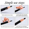 Eyebrow Pencil Longlasting Waterproof Durable Automaric Liner Eyebrow 3 Colors to Choose (gray)
